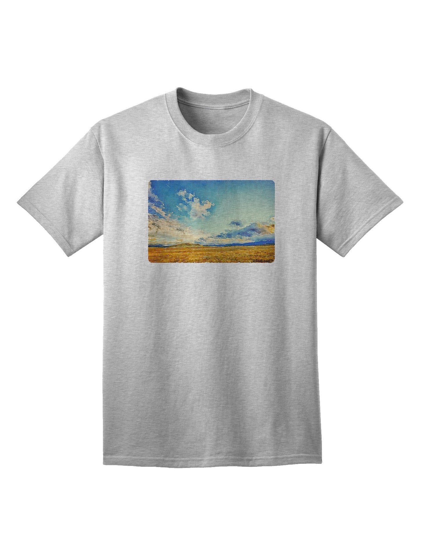 Garden of the Gods Watercolor Adult T-Shirt-unisex t-shirt-TooLoud-AshGray-Small-Davson Sales