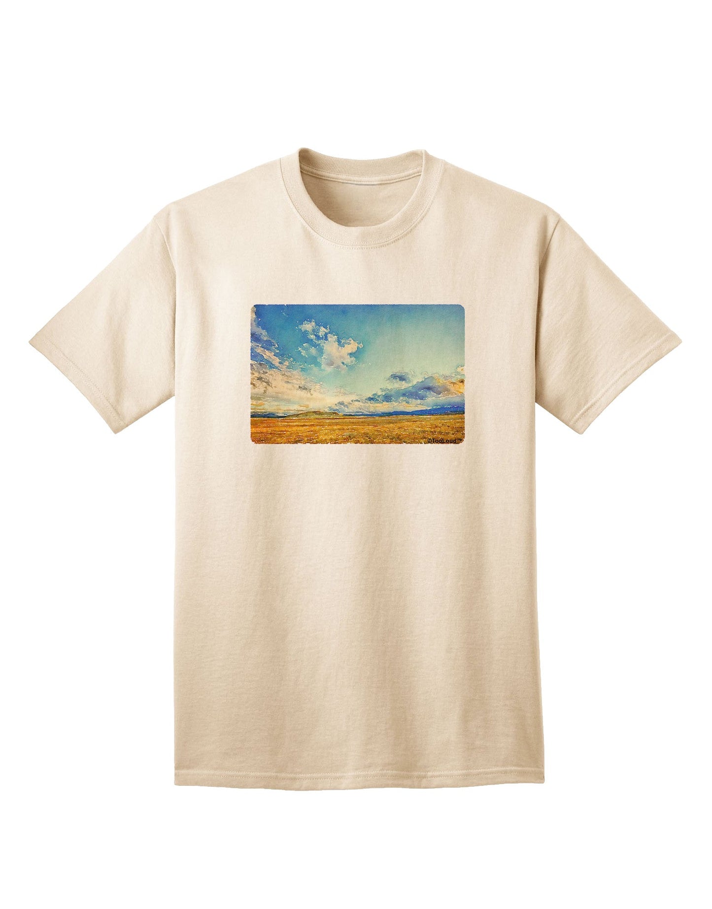 Garden of the Gods Watercolor Adult T-Shirt-unisex t-shirt-TooLoud-Natural-Small-Davson Sales