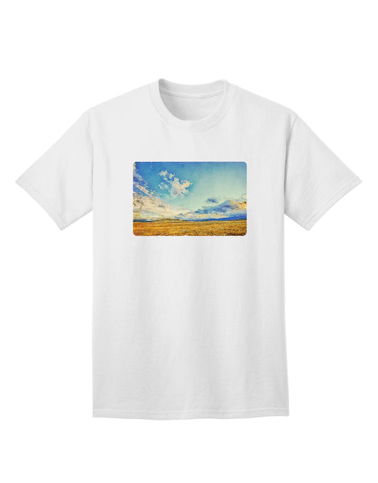 Garden of the Gods Watercolor Adult T-Shirt-unisex t-shirt-TooLoud-White-Small-Davson Sales