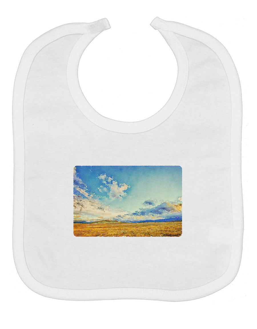 Garden of the Gods Watercolor Baby Bib