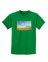 Garden of the Gods Watercolor Childrens Dark T-Shirt-Childrens T-Shirt-TooLoud-Kelly-Green-X-Small-Davson Sales