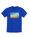 Garden of the Gods Watercolor Childrens Dark T-Shirt-Childrens T-Shirt-TooLoud-Royal-Blue-X-Small-Davson Sales