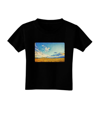 Garden of the Gods Watercolor Toddler T-Shirt Dark-Toddler T-Shirt-TooLoud-Black-2T-Davson Sales