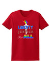 Gay Equality Liberty Justice for All Womens Dark T-Shirt-TooLoud-Red-X-Small-Davson Sales