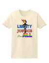 Gay Equality Liberty Justice for All Womens T-Shirt-Womens T-Shirt-TooLoud-Natural-X-Small-Davson Sales