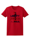 Gay Equality Liberty Justice for All Womens T-Shirt-Womens T-Shirt-TooLoud-Red-X-Small-Davson Sales