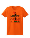 Gay Equality Liberty Justice for All Womens T-Shirt-Womens T-Shirt-TooLoud-Orange-X-Small-Davson Sales