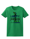 Gay Equality Liberty Justice for All Womens T-Shirt-Womens T-Shirt-TooLoud-Kelly-Green-X-Small-Davson Sales