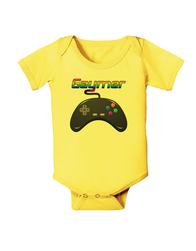 Gaymer Color Baby Romper Bodysuit-Baby Romper-TooLoud-Yellow-06-Months-Davson Sales