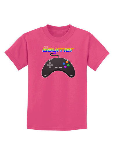 Gaymer Color Childrens Dark T-Shirt-Childrens T-Shirt-TooLoud-Sangria-X-Small-Davson Sales