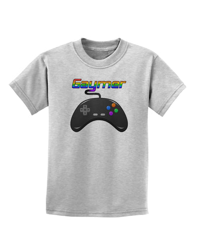 Gaymer Color Childrens T-Shirt-Childrens T-Shirt-TooLoud-AshGray-X-Small-Davson Sales