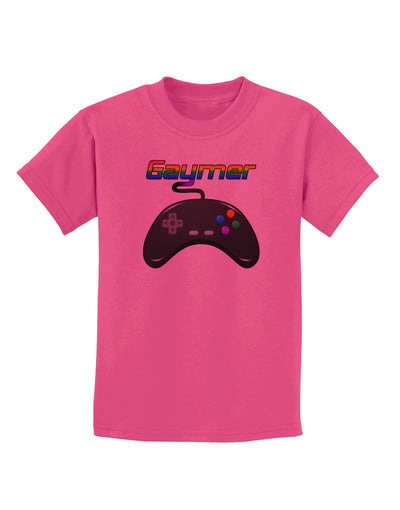 Gaymer Color Childrens T-Shirt-Childrens T-Shirt-TooLoud-Sangria-X-Small-Davson Sales