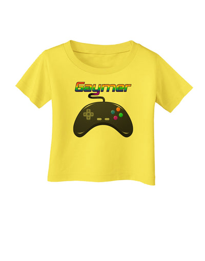 Gaymer Color Infant T-Shirt-Infant T-Shirt-TooLoud-Yellow-06-Months-Davson Sales