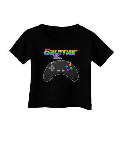 Gaymer Color Infant T-Shirt Dark-Infant T-Shirt-TooLoud-Black-06-Months-Davson Sales