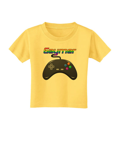 Gaymer Color Toddler T-Shirt-Toddler T-Shirt-TooLoud-Yellow-2T-Davson Sales