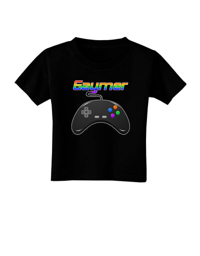 Gaymer Color Toddler T-Shirt Dark-Toddler T-Shirt-TooLoud-Black-2T-Davson Sales