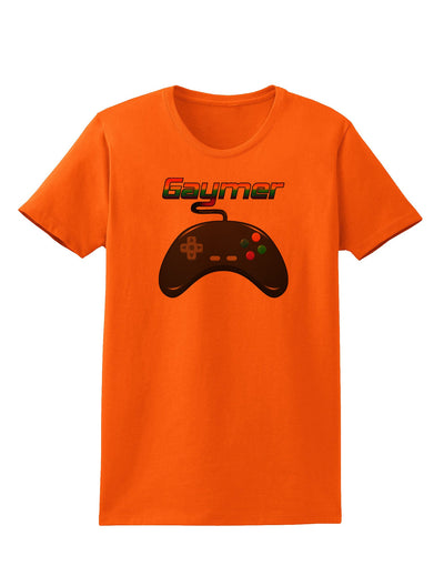 Gaymer Color Womens T-Shirt-Womens T-Shirt-TooLoud-Orange-X-Small-Davson Sales