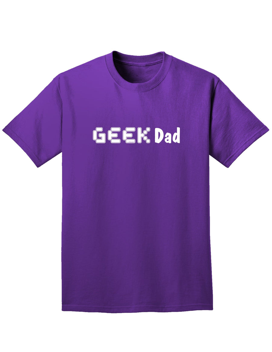 Geek Dad Adult Dark T-Shirt-Mens T-Shirt-TooLoud-Black-Small-Davson Sales