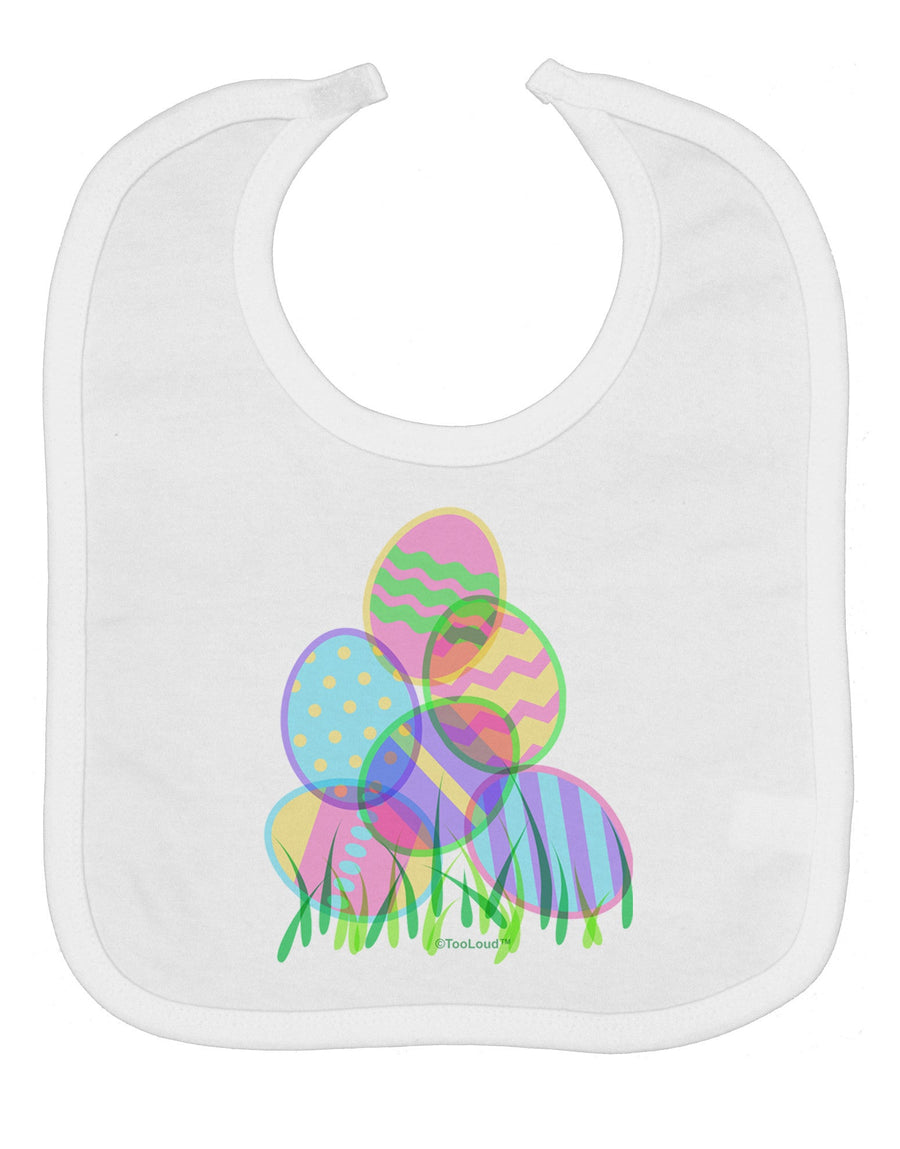 Gel Look Easter Eggs Baby Bib