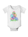 Gel Look Easter Eggs Baby Romper Bodysuit-Baby Romper-TooLoud-White-06-Months-Davson Sales