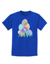 Gel Look Easter Eggs Childrens Dark T-Shirt-Childrens T-Shirt-TooLoud-Royal-Blue-X-Small-Davson Sales