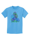 Gel Look Easter Eggs Childrens T-Shirt-Childrens T-Shirt-TooLoud-Aquatic-Blue-X-Small-Davson Sales