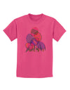 Gel Look Easter Eggs Childrens T-Shirt-Childrens T-Shirt-TooLoud-Sangria-X-Small-Davson Sales