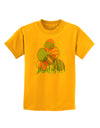 Gel Look Easter Eggs Childrens T-Shirt-Childrens T-Shirt-TooLoud-Gold-X-Small-Davson Sales