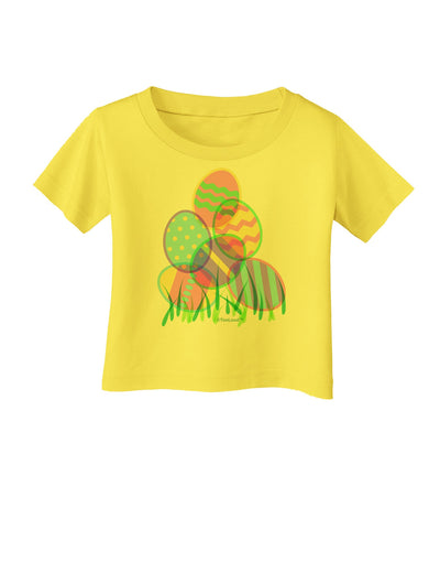 Gel Look Easter Eggs Infant T-Shirt-Infant T-Shirt-TooLoud-Yellow-06-Months-Davson Sales