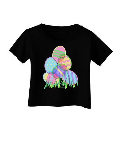 Gel Look Easter Eggs Infant T-Shirt Dark-Infant T-Shirt-TooLoud-Black-06-Months-Davson Sales