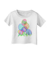 Gel Look Easter Eggs Infant T-Shirt-Infant T-Shirt-TooLoud-White-06-Months-Davson Sales