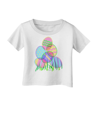 Gel Look Easter Eggs Infant T-Shirt-Infant T-Shirt-TooLoud-White-06-Months-Davson Sales