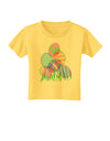 Gel Look Easter Eggs Toddler T-Shirt-Toddler T-Shirt-TooLoud-Yellow-2T-Davson Sales