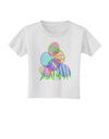 Gel Look Easter Eggs Toddler T-Shirt-Toddler T-Shirt-TooLoud-White-2T-Davson Sales
