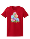 Gel Look Easter Eggs Womens Dark T-Shirt-TooLoud-Red-X-Small-Davson Sales