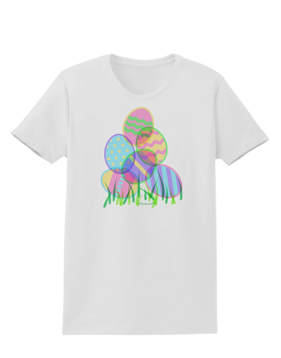 Gel Look Easter Eggs Womens T-Shirt-Womens T-Shirt-TooLoud-White-X-Small-Davson Sales