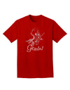 Gemini Constellation Adult Dark T-Shirt-Mens T-Shirt-TooLoud-Red-Small-Davson Sales