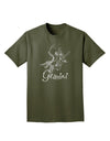 Gemini Constellation Adult Dark T-Shirt-Mens T-Shirt-TooLoud-Military-Green-Small-Davson Sales