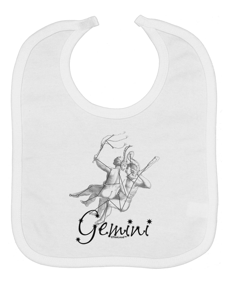 Gemini Constellation Baby Bib