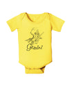 Gemini Constellation Baby Romper Bodysuit-Baby Romper-TooLoud-Yellow-06-Months-Davson Sales