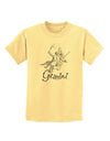 Gemini Constellation Childrens T-Shirt-Childrens T-Shirt-TooLoud-Daffodil-Yellow-X-Small-Davson Sales