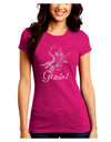 Gemini Constellation Juniors Crew Dark T-Shirt-T-Shirts Juniors Tops-TooLoud-Hot-Pink-Juniors Fitted Small-Davson Sales