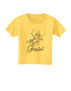 Gemini Constellation Toddler T-Shirt-Toddler T-Shirt-TooLoud-Yellow-2T-Davson Sales