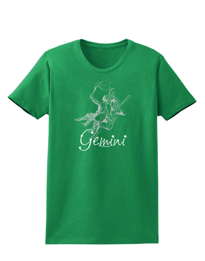 Gemini Constellation Womens Dark T-Shirt-TooLoud-Kelly-Green-X-Small-Davson Sales