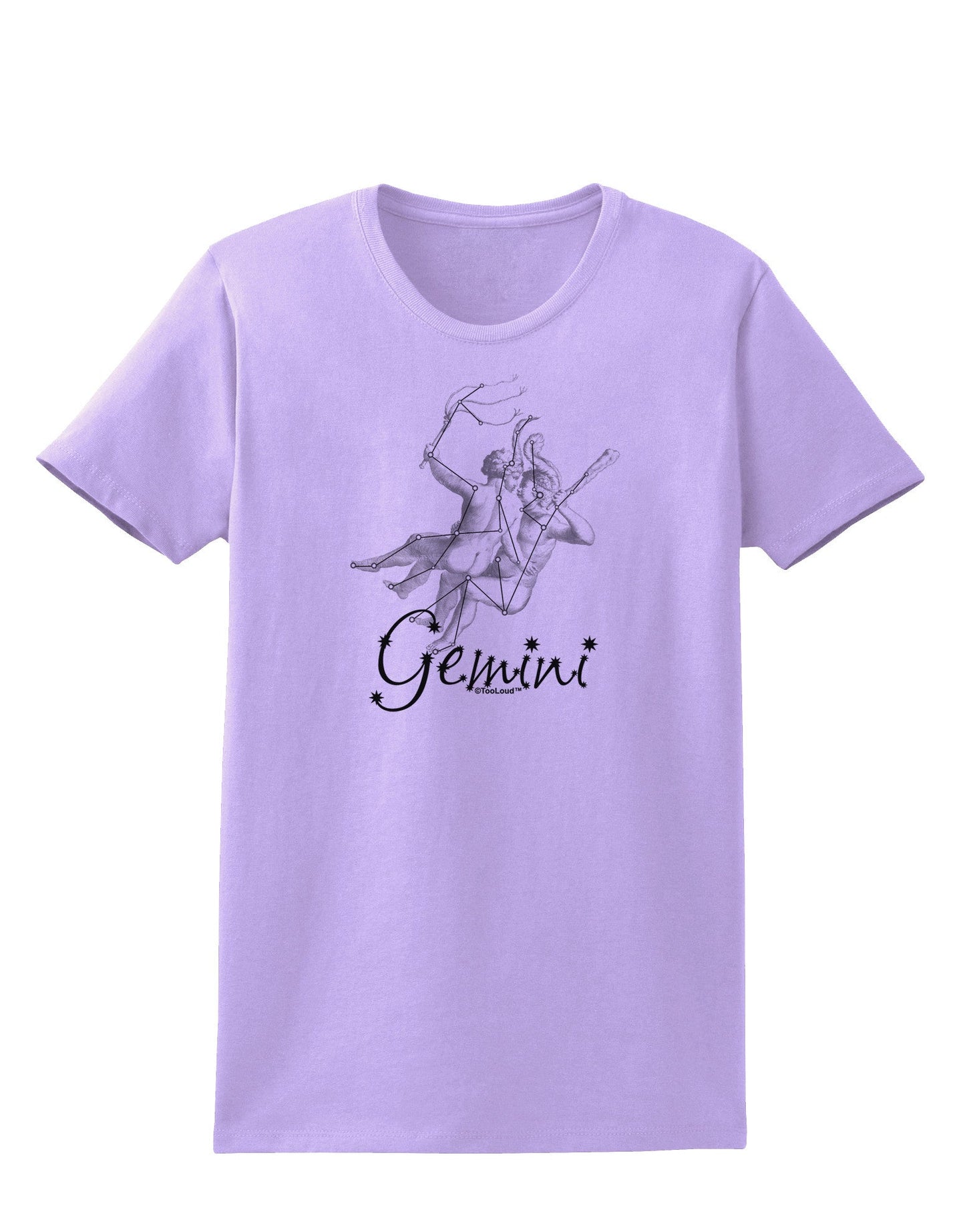 Gemini Constellation Womens T-Shirt-Womens T-Shirt-TooLoud-Lavender-X-Small-Davson Sales