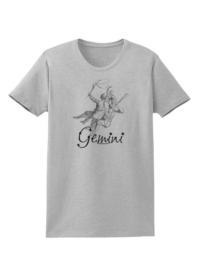 Gemini Constellation Womens T-Shirt-Womens T-Shirt-TooLoud-AshGray-X-Small-Davson Sales