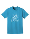 Gemini Illustration Adult Dark T-Shirt-Mens T-Shirt-TooLoud-Turquoise-Small-Davson Sales