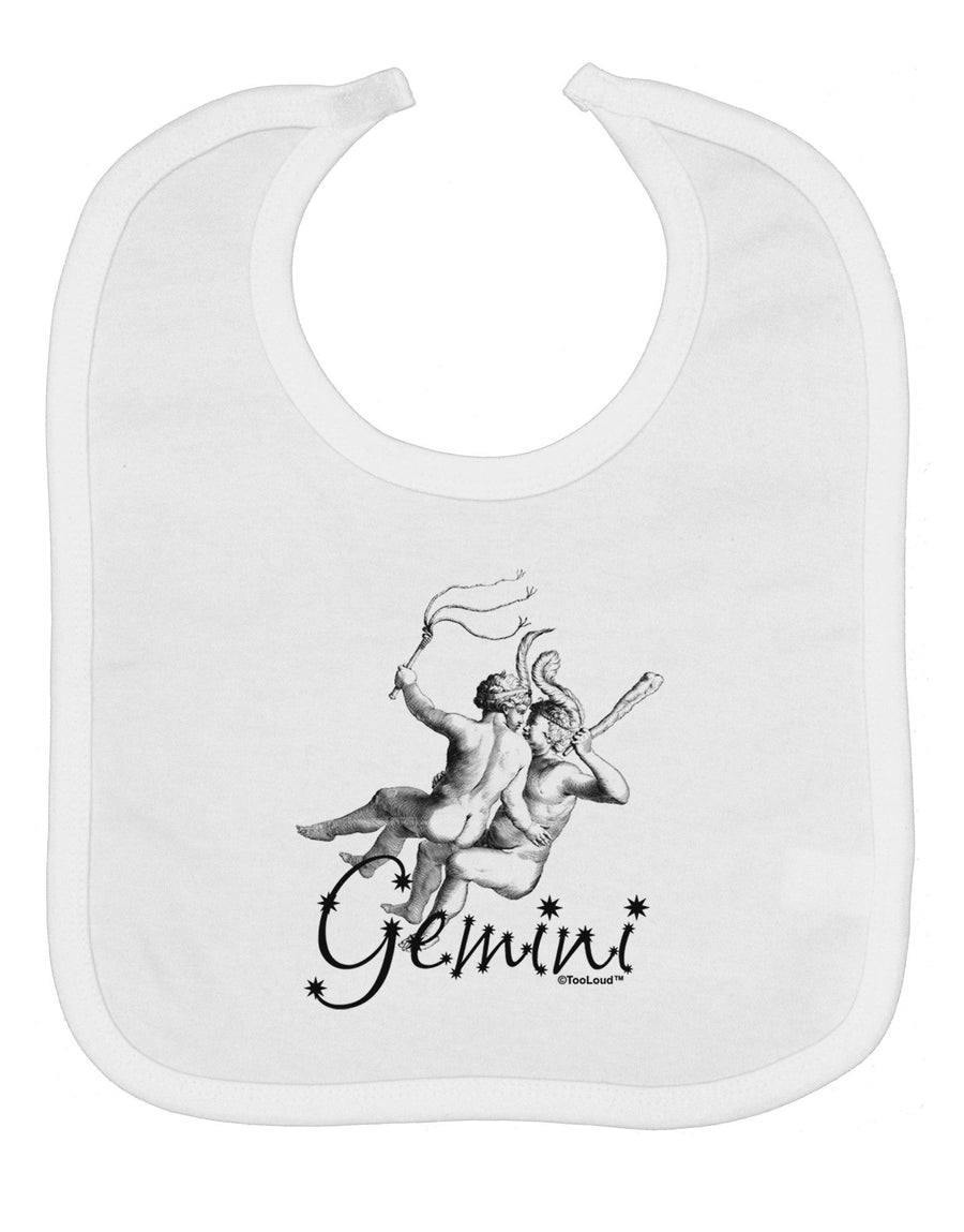 Gemini Illustration Baby Bib