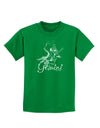 Gemini Illustration Childrens Dark T-Shirt-Childrens T-Shirt-TooLoud-Kelly-Green-X-Small-Davson Sales