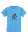 Gemini Illustration Childrens T-Shirt-Childrens T-Shirt-TooLoud-Aquatic-Blue-X-Small-Davson Sales